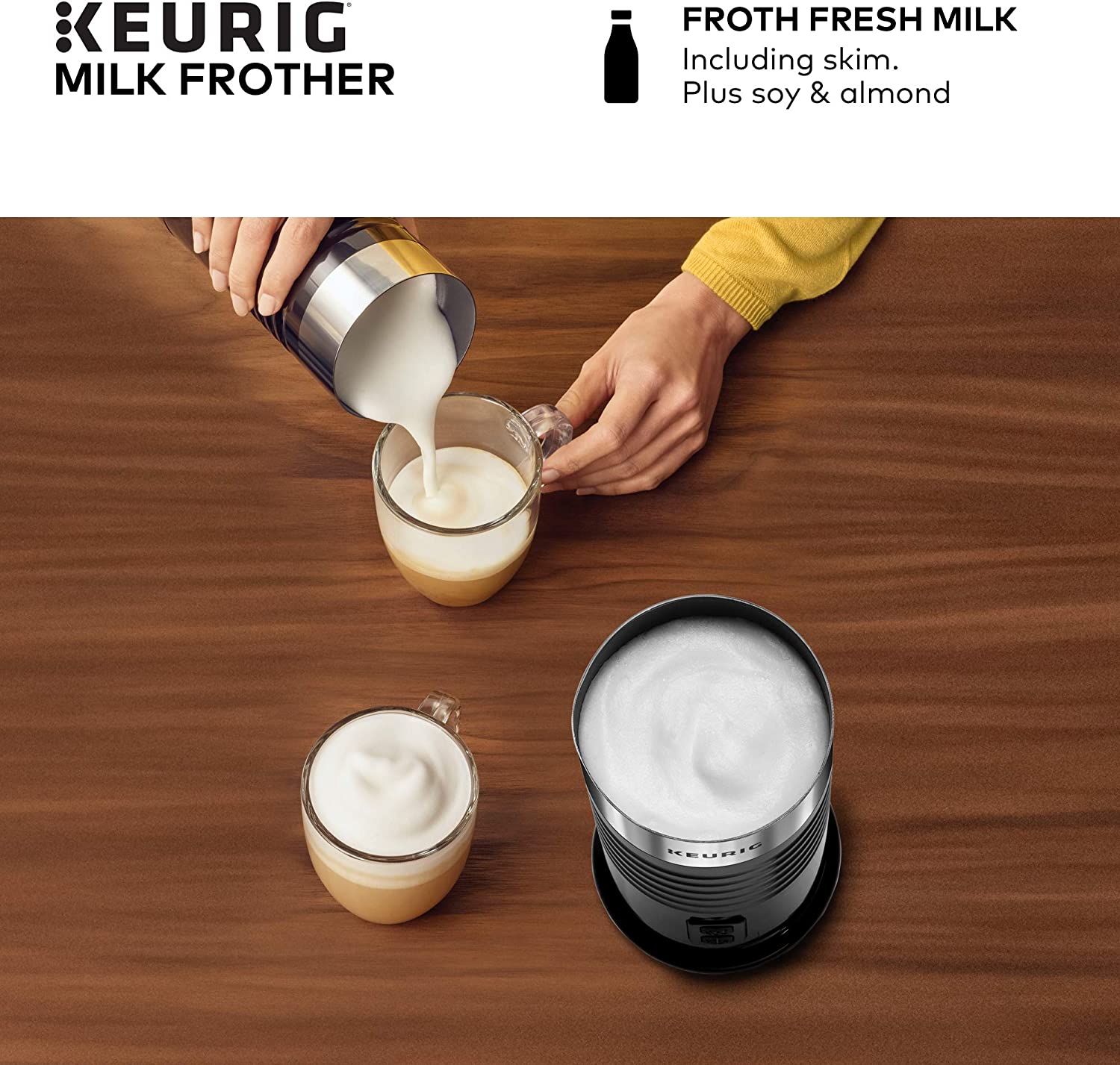 can you put milk in a keurig